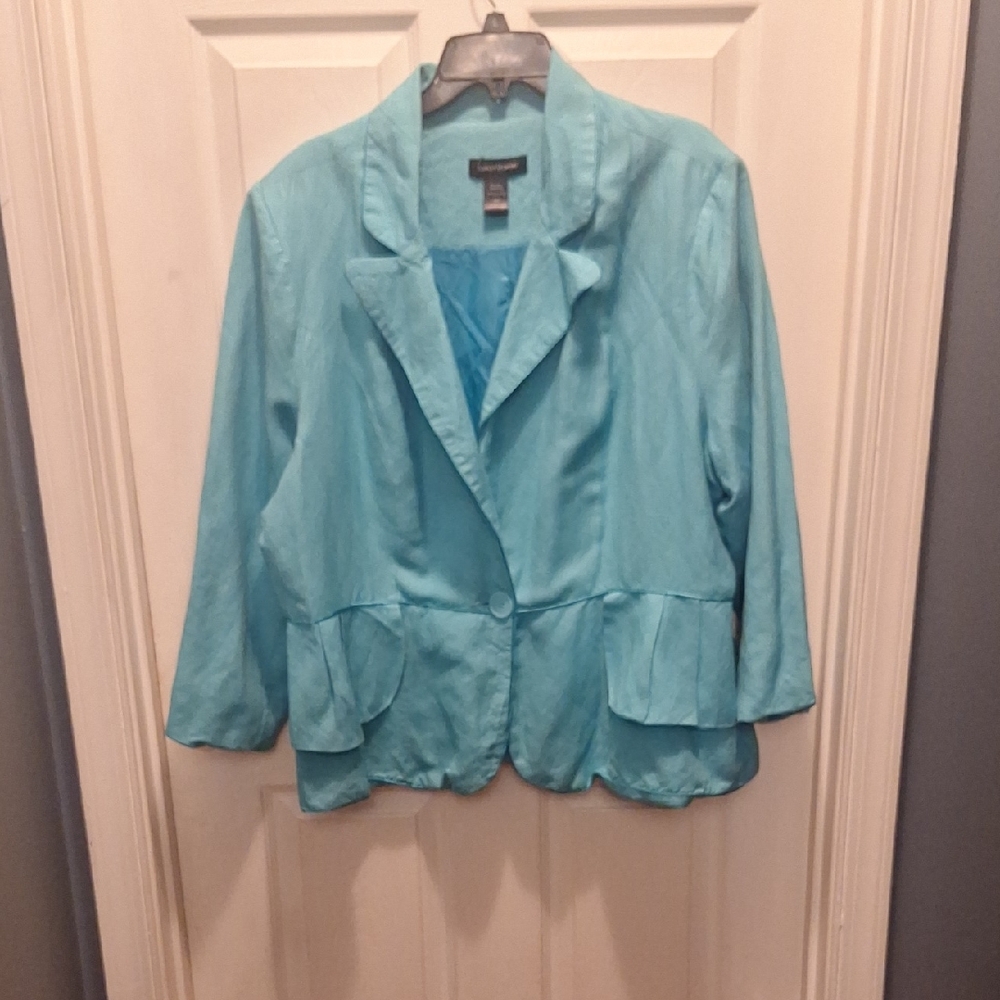 Ashley Stewart Light Blue Women's Blazer